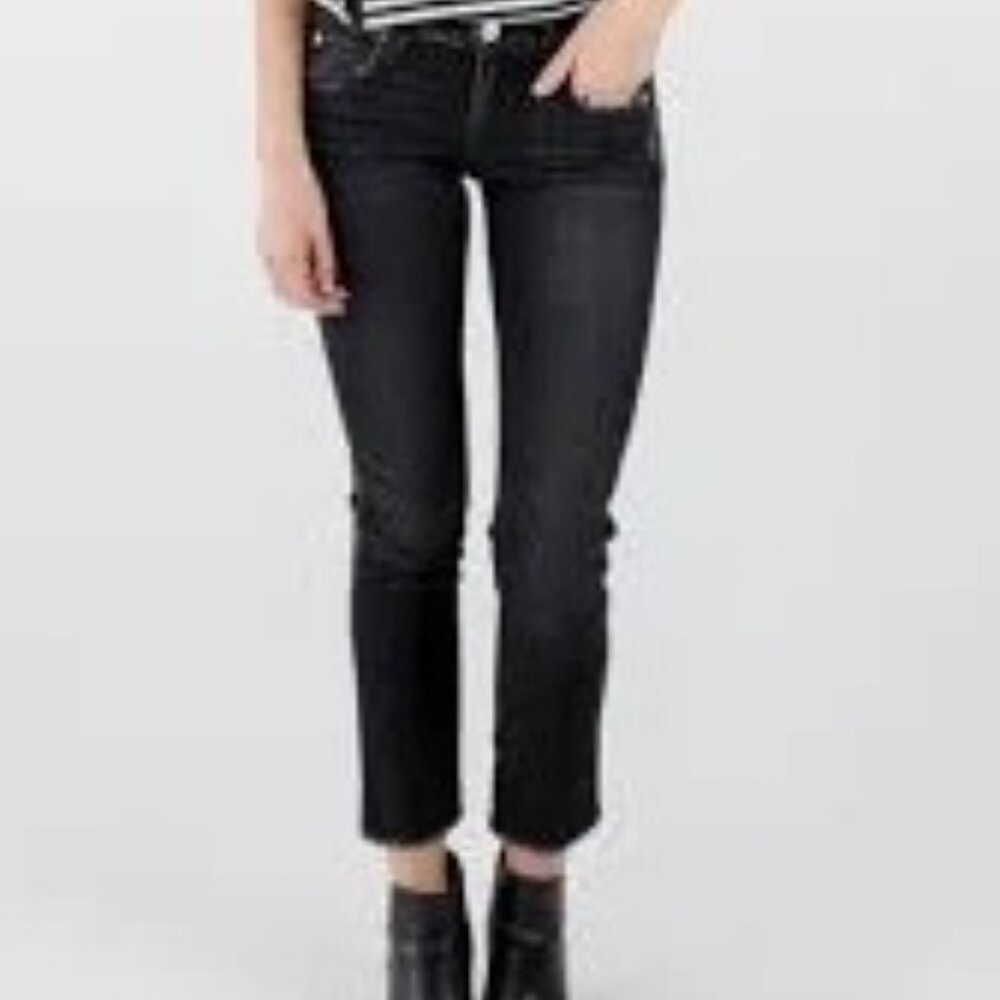 AMO Jeans Size 30 Kate Wash Ink. Amazing Set Of Jeans! Black! Made In USA